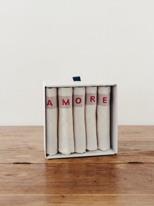 Chiarastella "Amore" Italian Proverbs Tea Towel Box Set