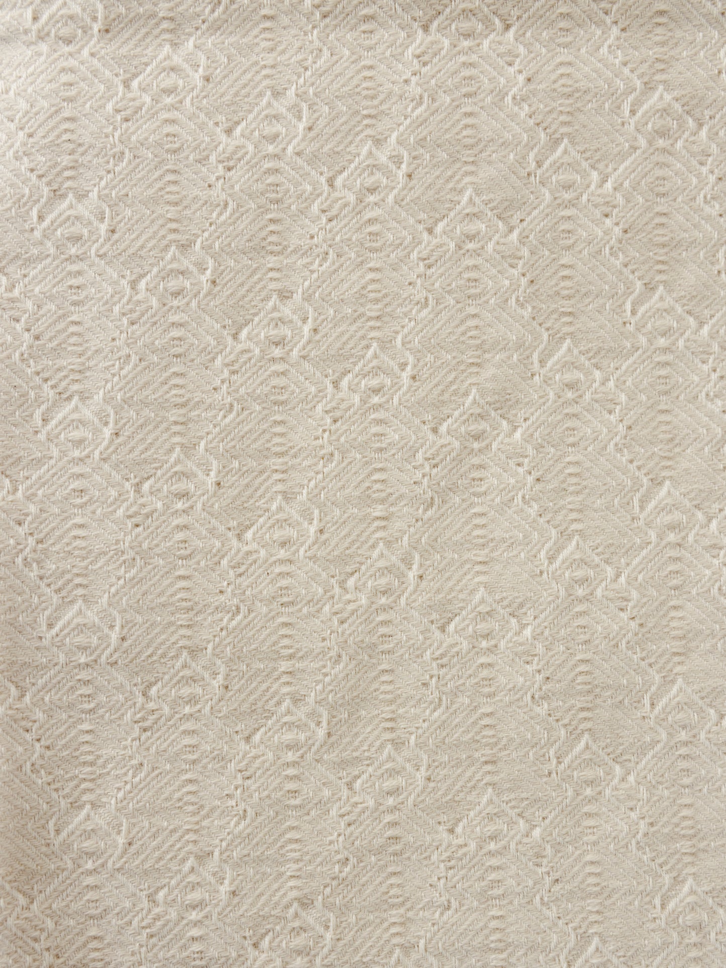Chiarastella "F28" Cashmere Throw in Sand/Red Stripe