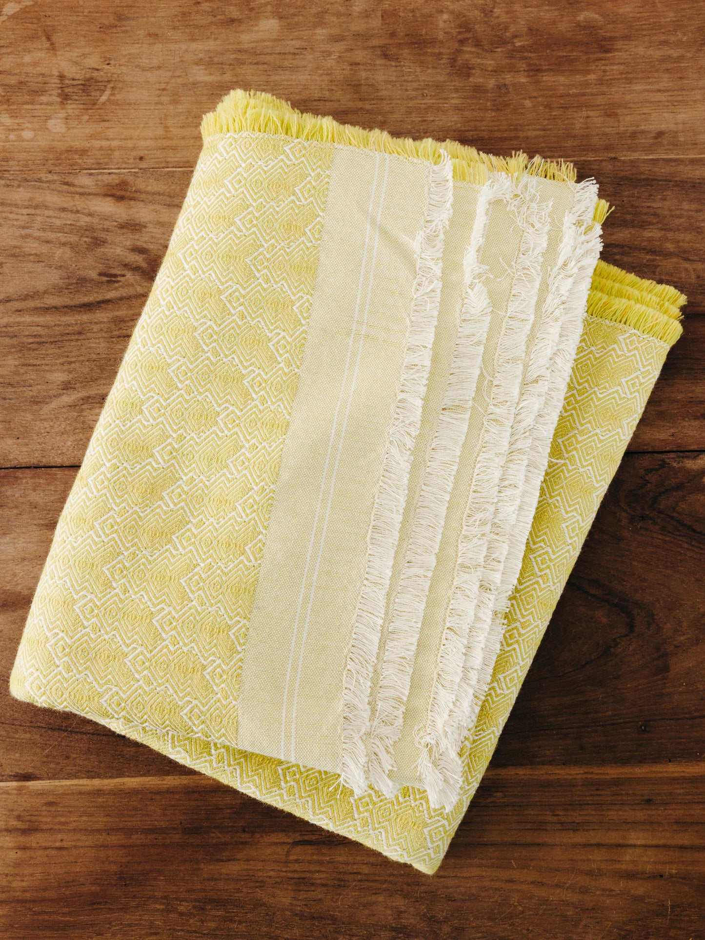 Chiarastella "F28" Wool Throw in Mango