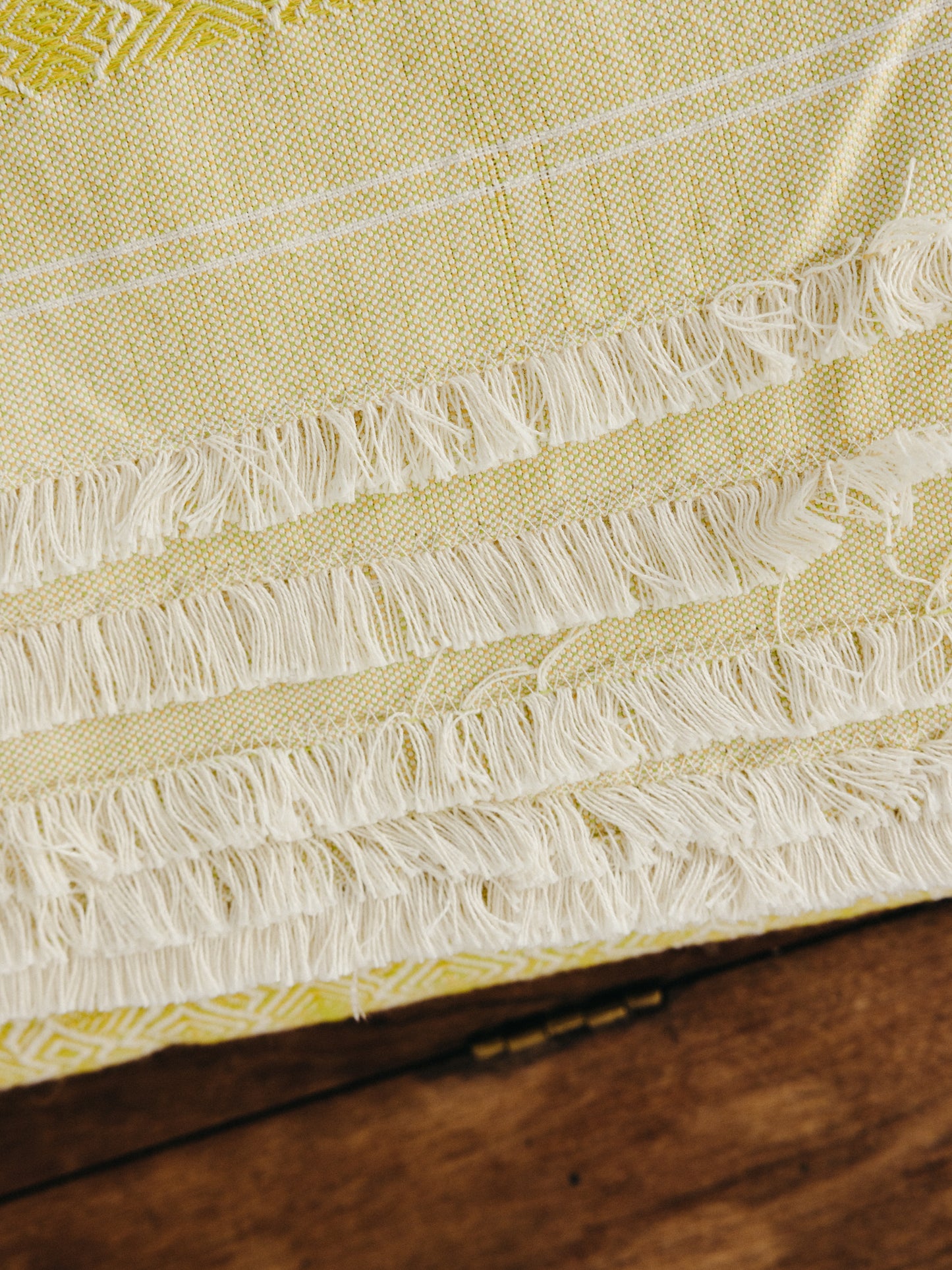 Chiarastella "F28" Wool Throw in Mango