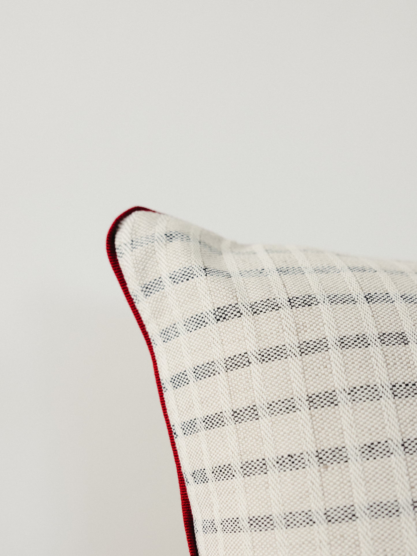 Chiarastella "F58" Rectangle Pillow in Beige/Royal Blue