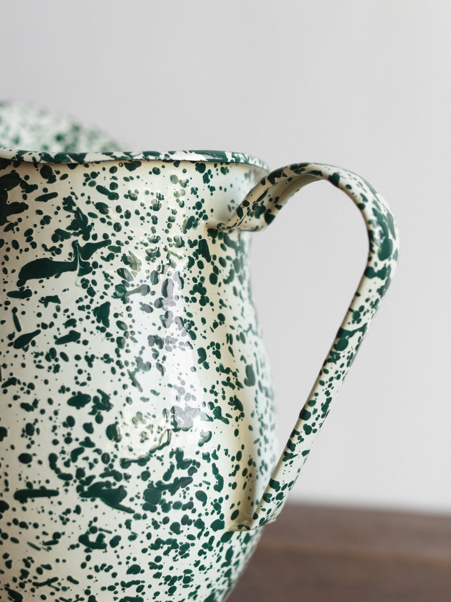 Enamel Splatter Large Pitcher
