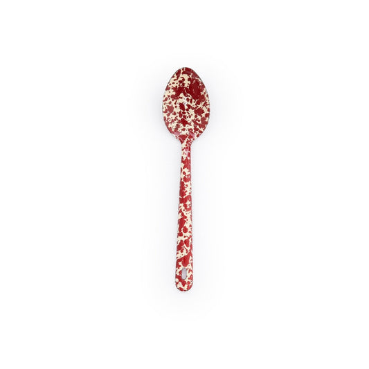 Enamel Splatter Large Serving Spoon