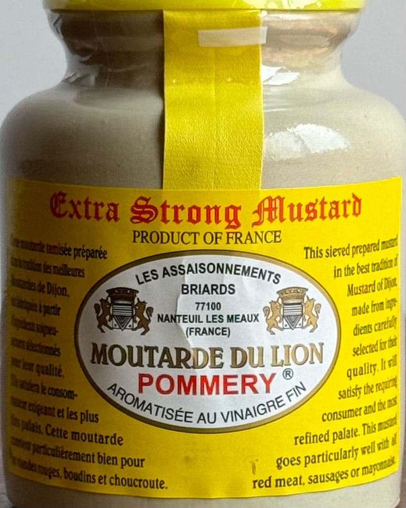 Pommery Extra Strong Dijon Mustard "Lion's Dijon"