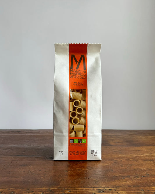 Mancini Mezze Maniche Pasta