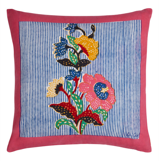 Lisa Corti Indonesian Red Rose Cushion