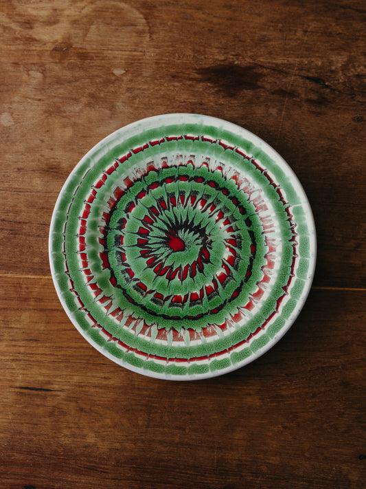 Ceramic Spiral Fruit Plate, No. 01