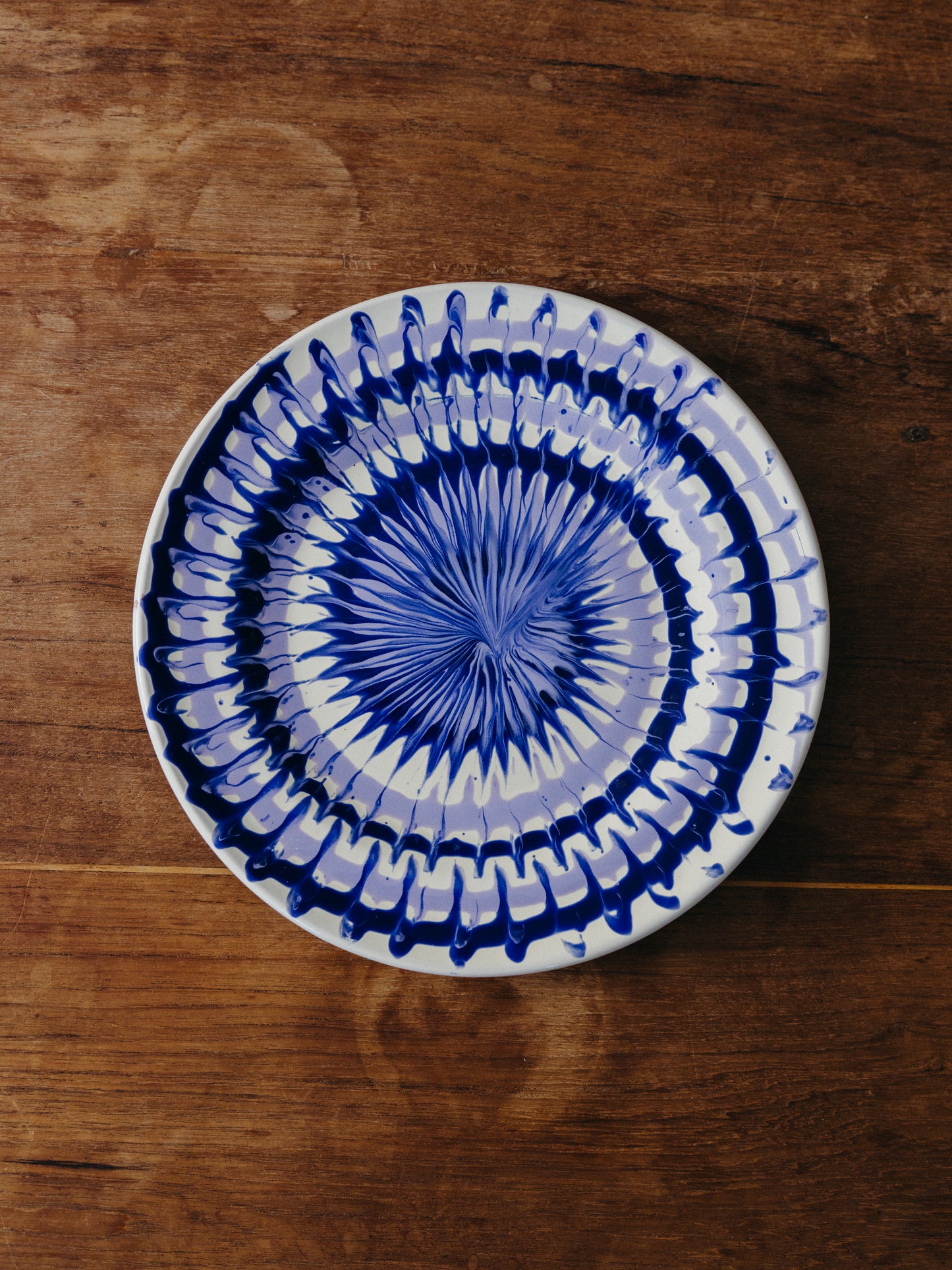 Ceramic Spiral Fruit Plate, No. 02