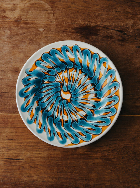 Ceramic Spiral Fruit Plate, No. 04