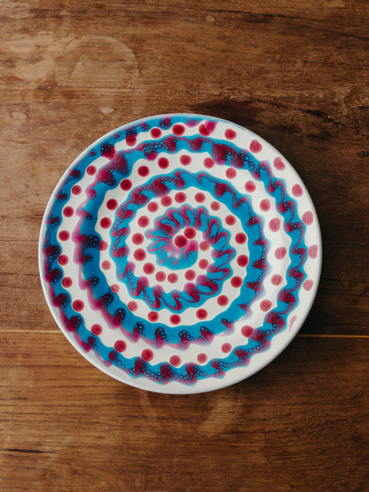 Ceramic Spiral Fruit Plate, No. 12