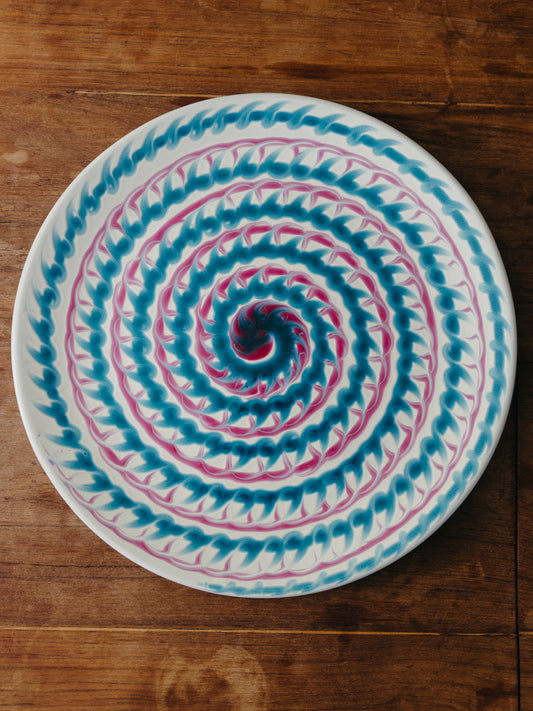 Ceramic Spiral Cake Plate, No. 02