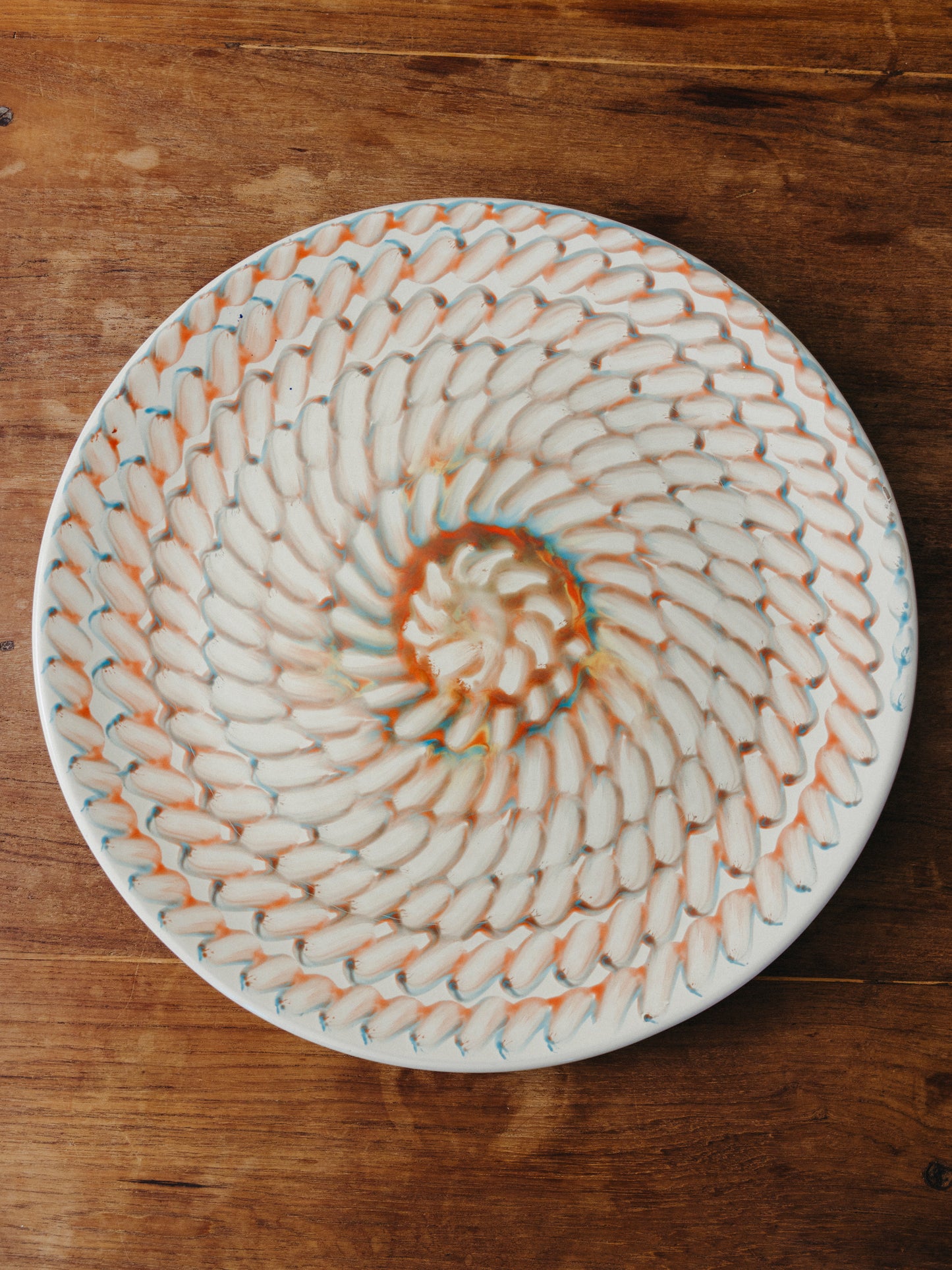 Ceramic Spiral Cake Plate, No. 04