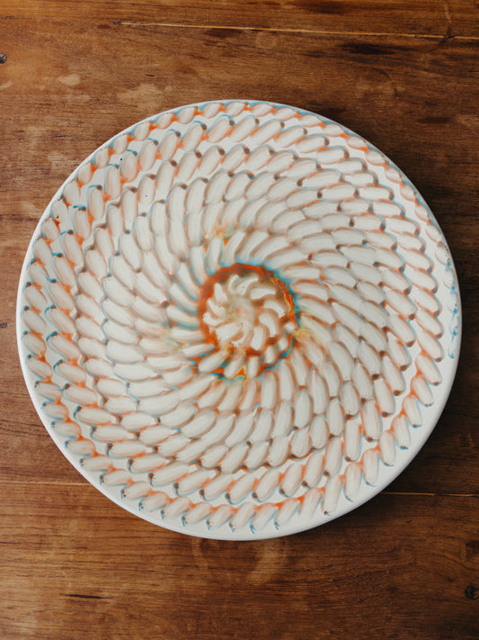 Ceramic Spiral Cake Plate, No. 04