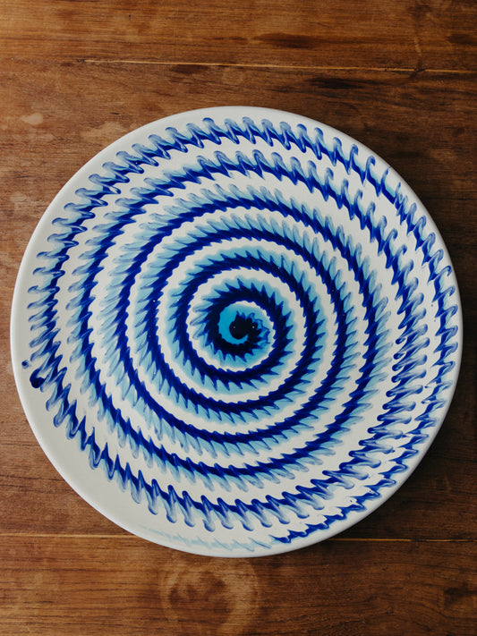 Ceramic Spiral Cake Plate, No. 07