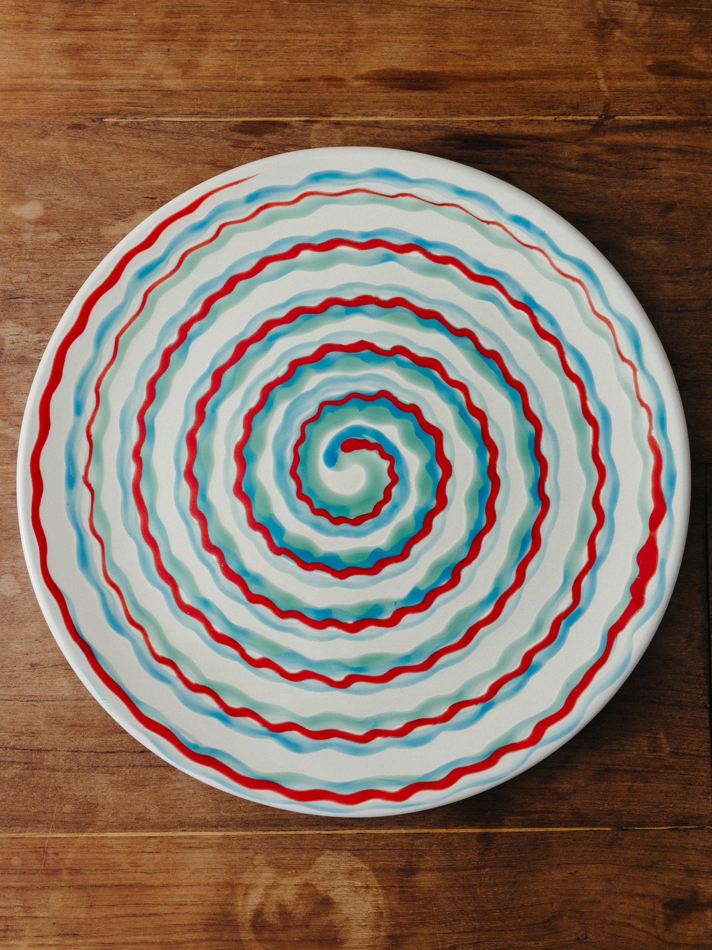 Ceramic Spiral Cake Plate, No. 09