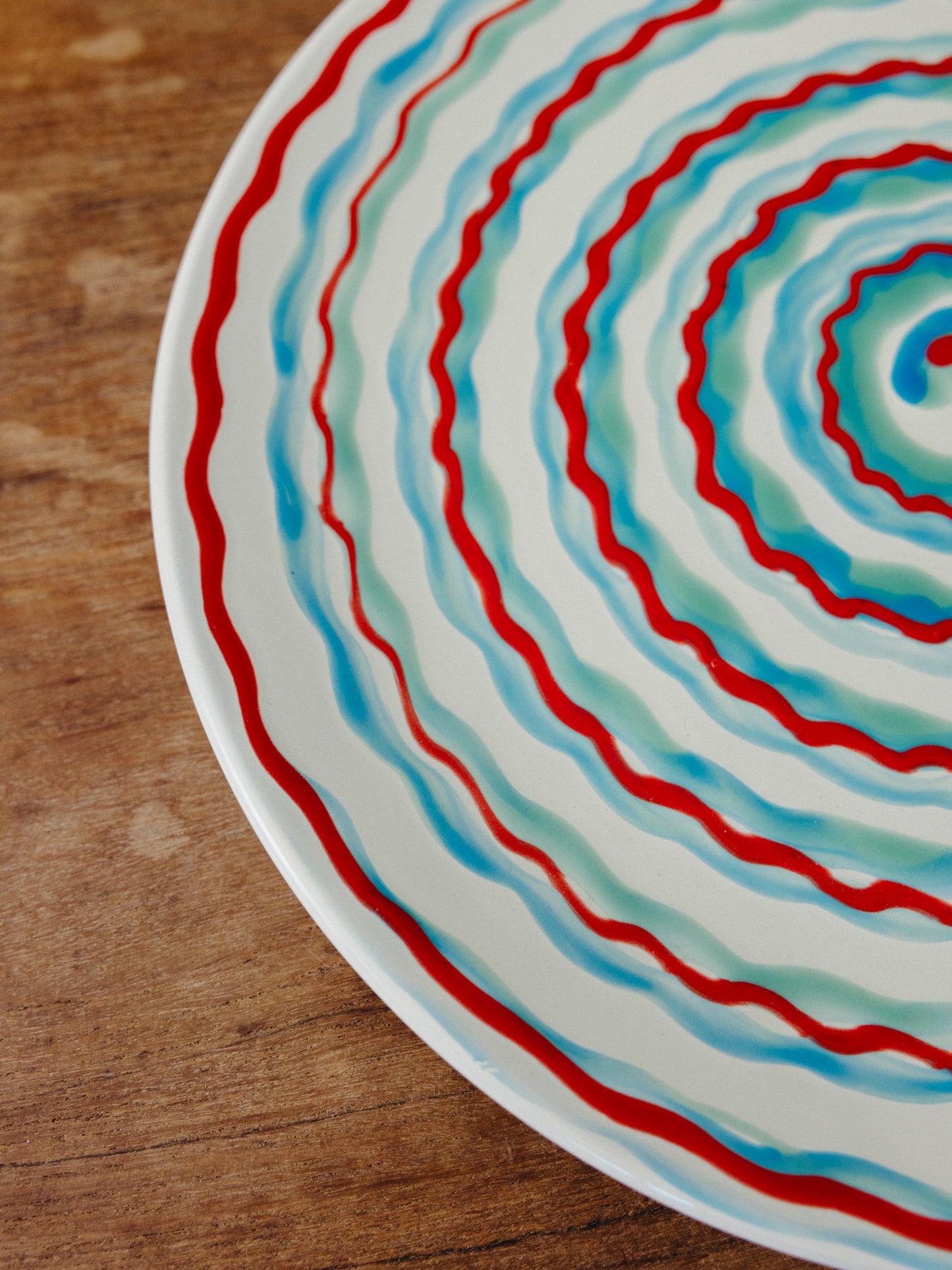 Ceramic Spiral Cake Plate, No. 09