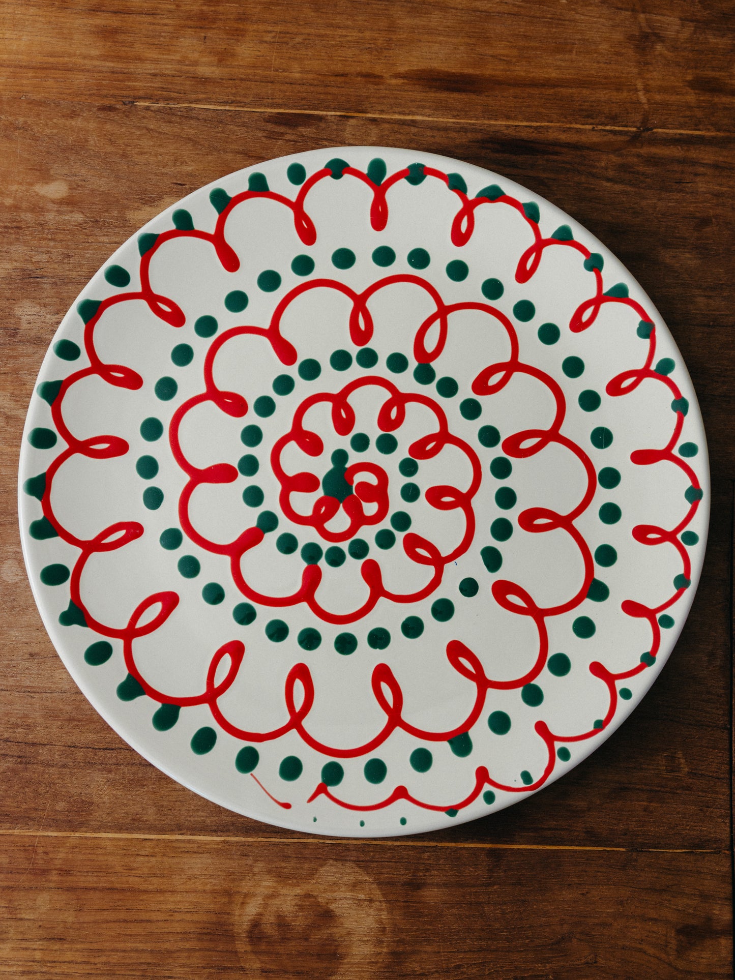Ceramic Spiral Cake Plate, No. 10