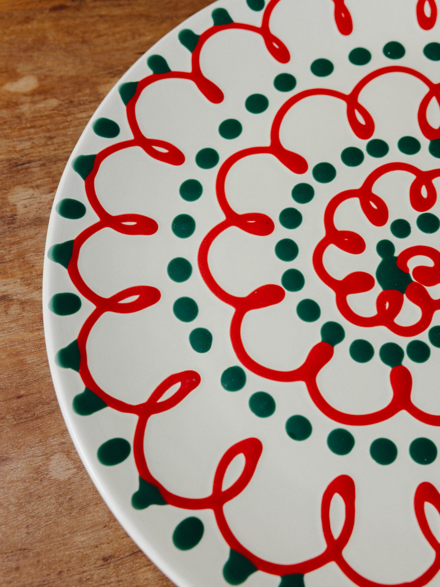 Ceramic Spiral Cake Plate, No. 10