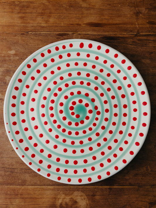 Ceramic Spiral Cake Plate, No. 11