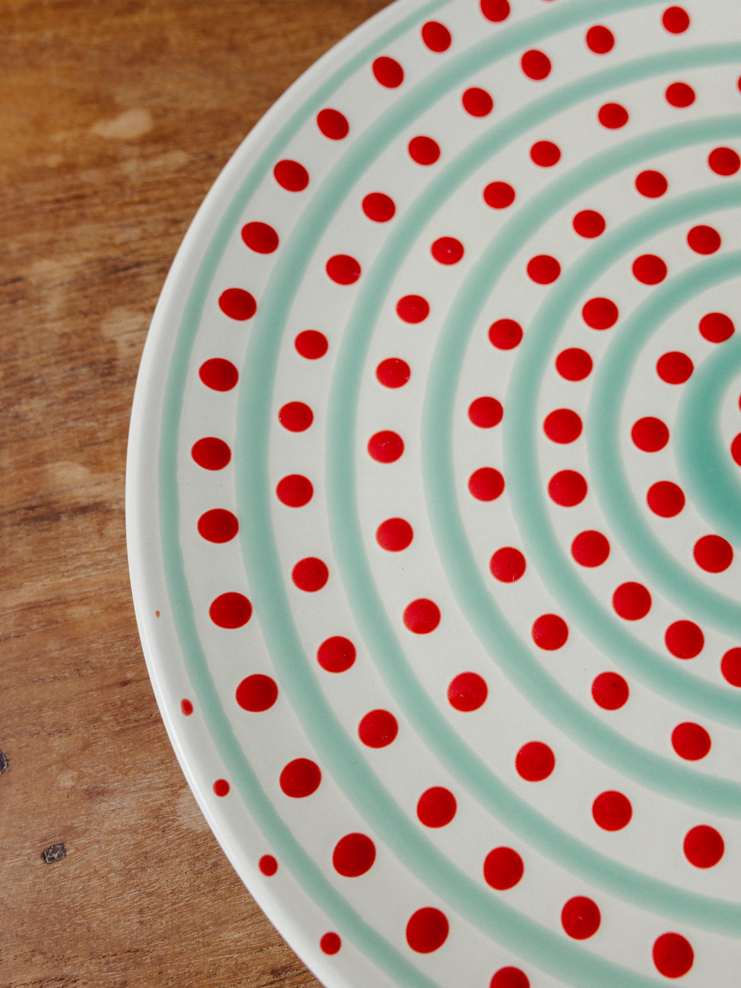 Ceramic Spiral Cake Plate, No. 11