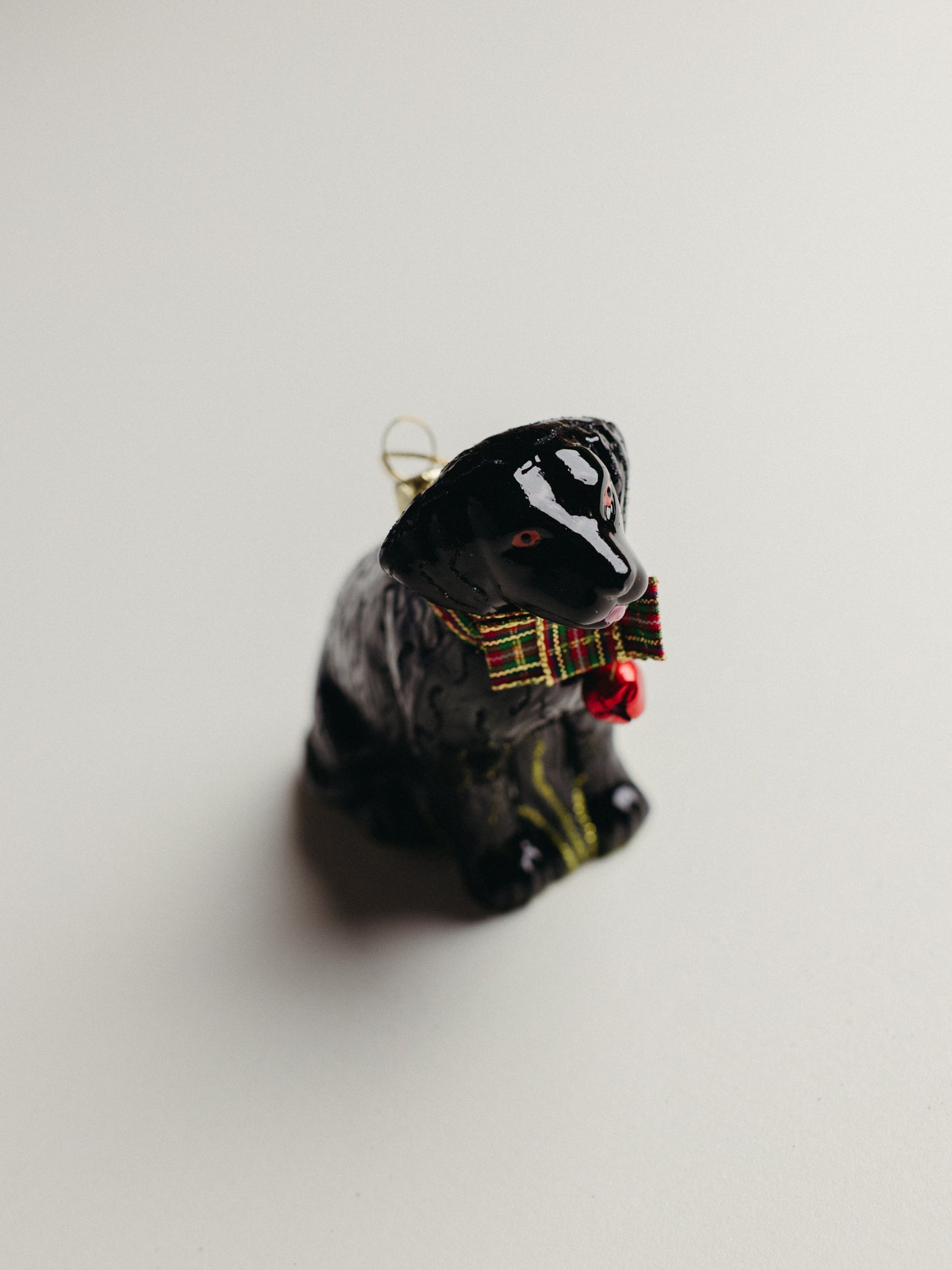 Festive Black Lab Ornament
