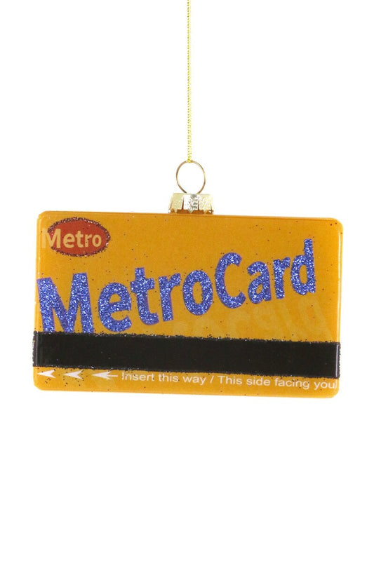 Metro Card Ornament