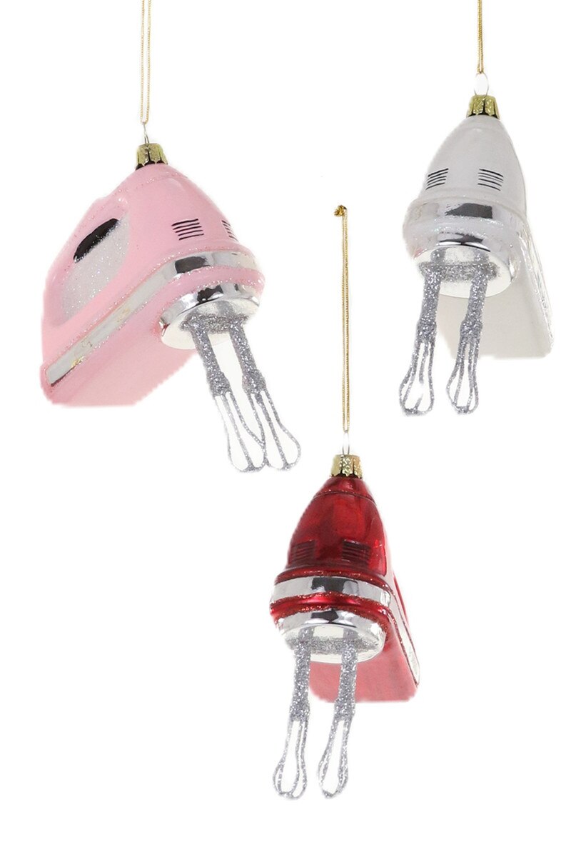 Vintage Hand Mixer Assorted Ornament