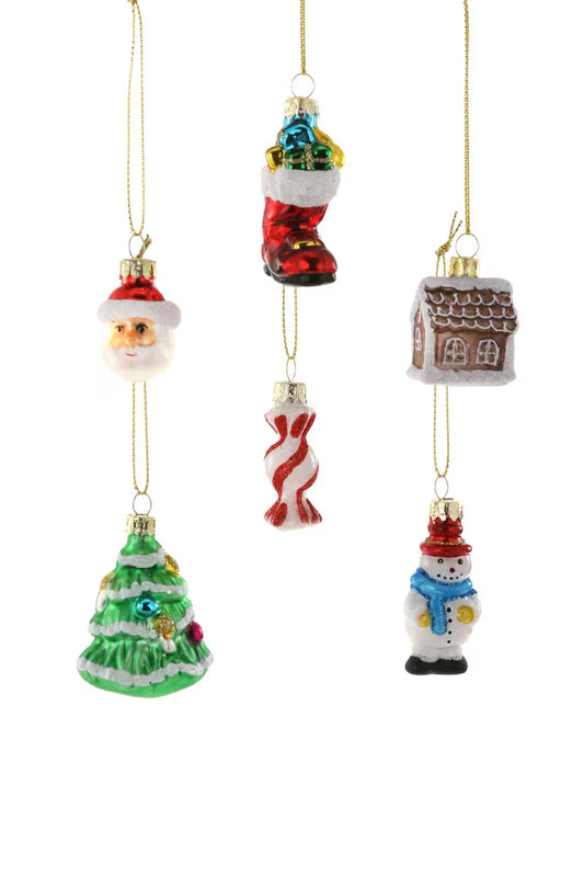 Merry Christmas Mix 6 Asst Ornament