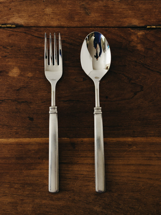 Gabriella Serving Fork & Spoon Set