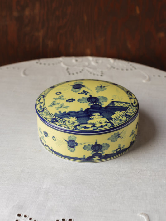 Oriente Italiano Round Trinket Box