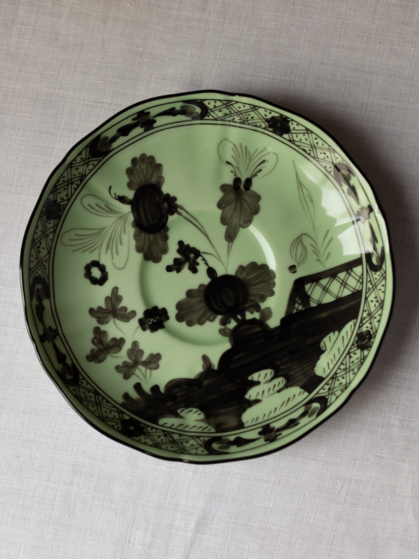 Oriente Italiano Antico Doccia Tea Saucer