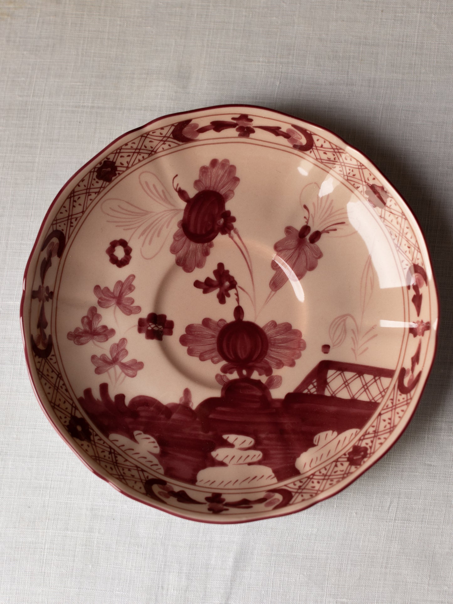 Oriente Italiano Antico Doccia Tea Saucer