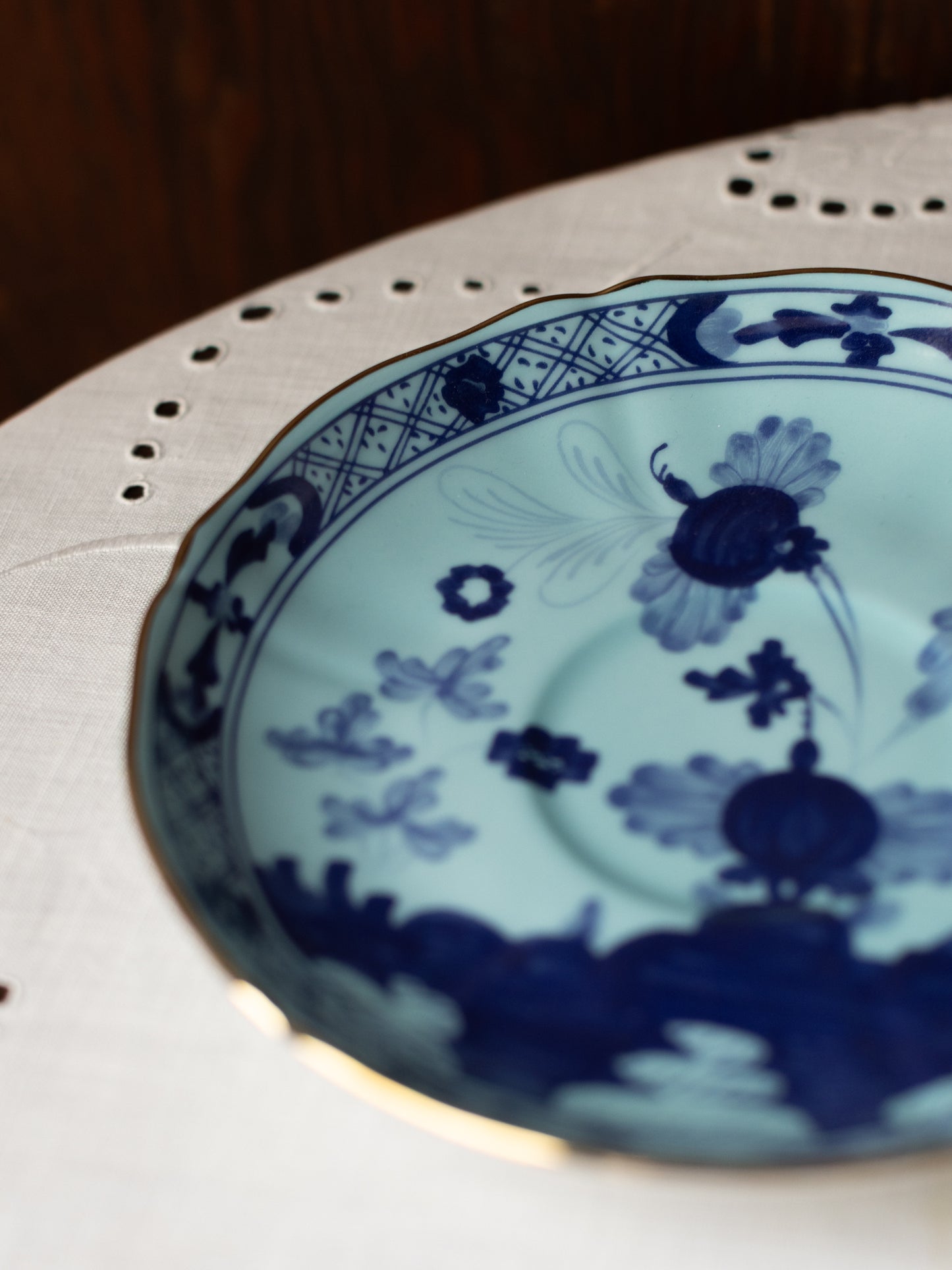 Oriente Italiano Antico Doccia Tea Saucer