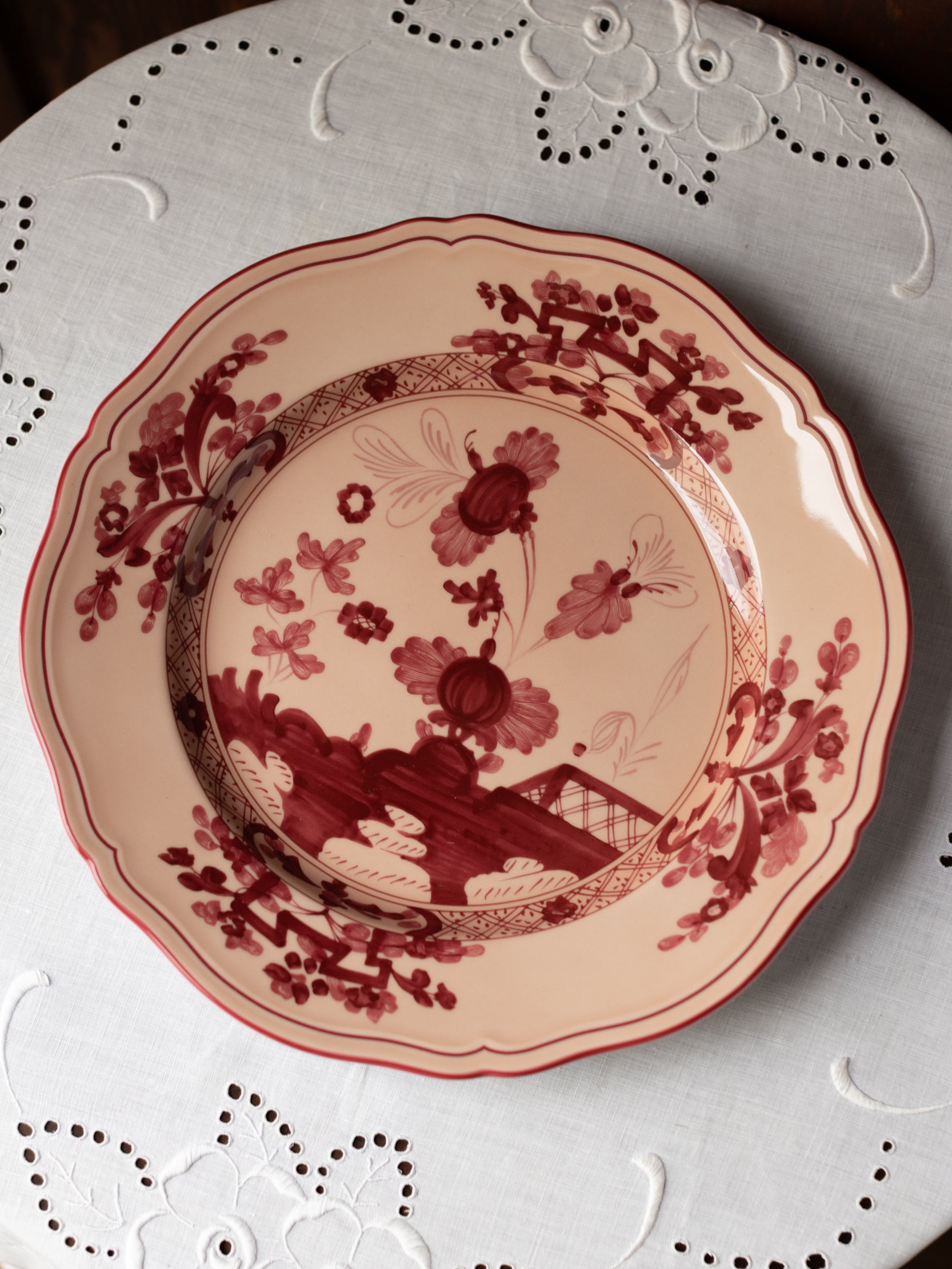 Oriente Italiano Antico Doccia Flat Dinner Plate