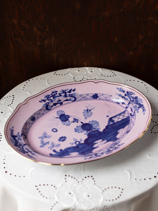 Oriente Italiano Antico Doccia Flat Oval Platter