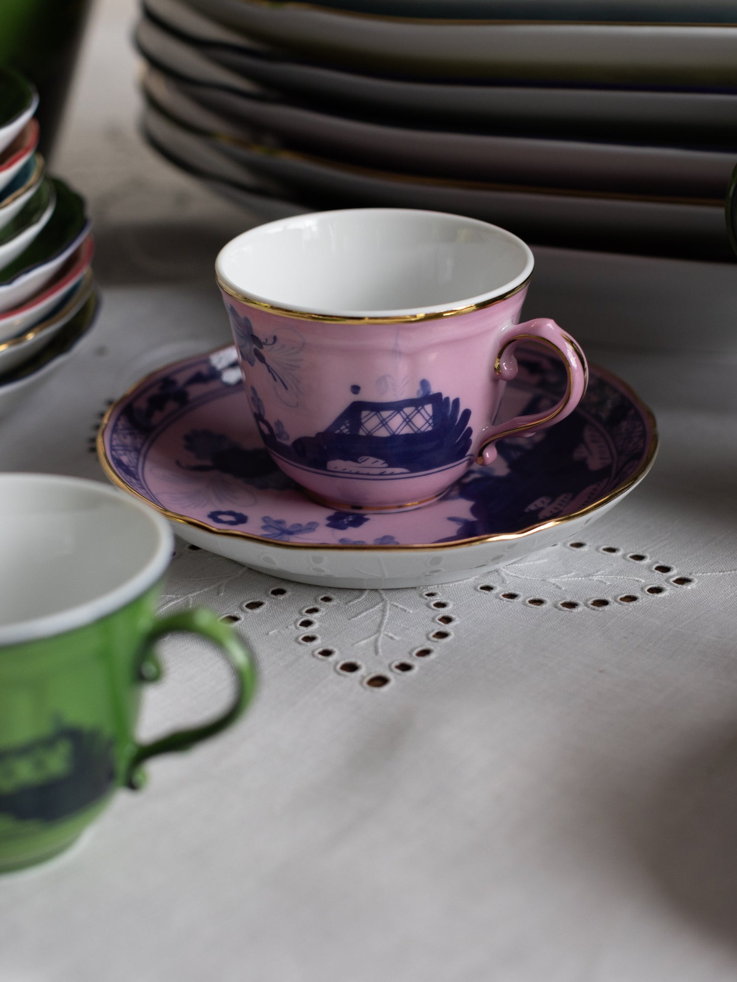 Oriente Italiano Antico Doccia Tea Saucer