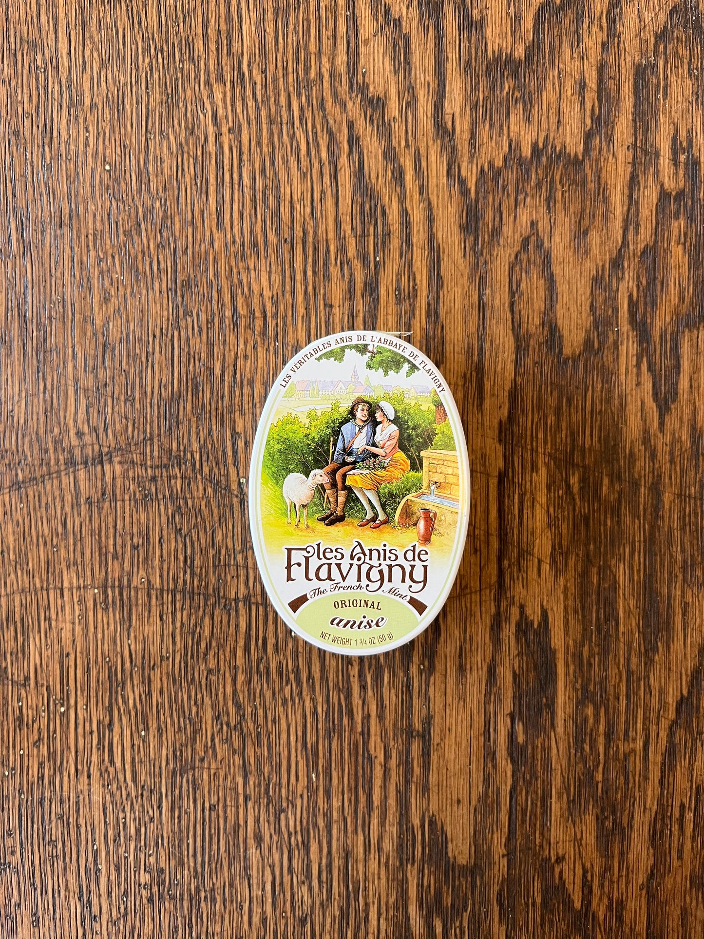 Les Anis de Flavigny All Natural Mints (Oval Tins)