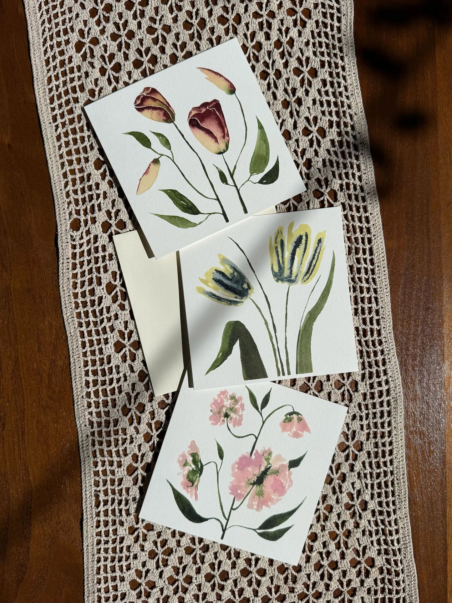 Butter Tulips Greeting Card