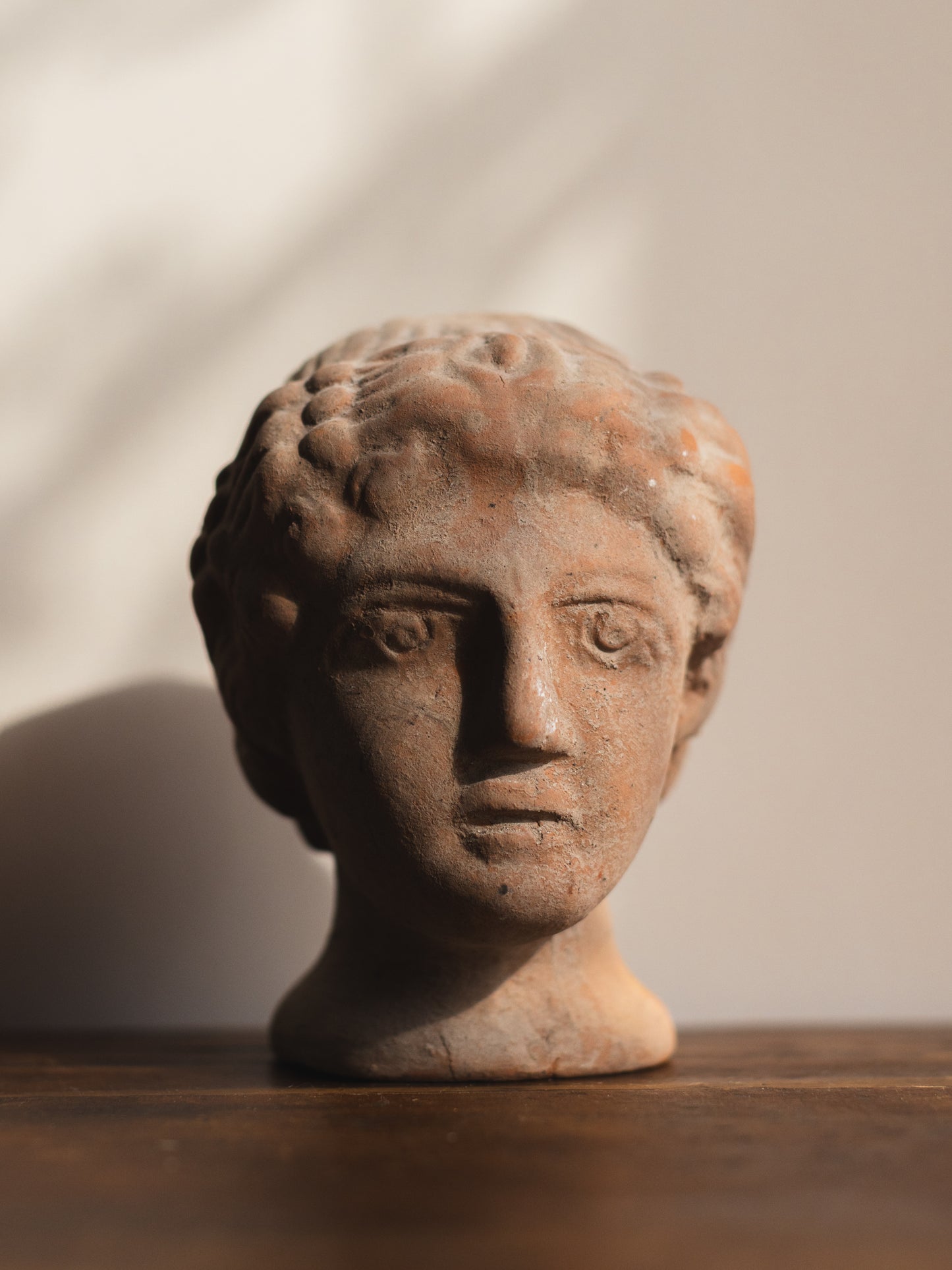 Tête Rodi Femme Terracotta Sculpture