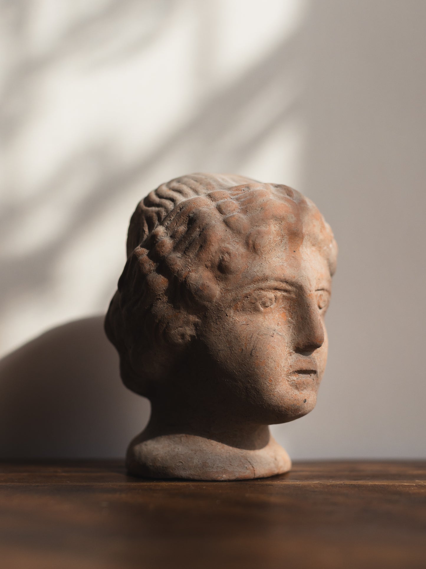 Tête Rodi Femme Terracotta Sculpture