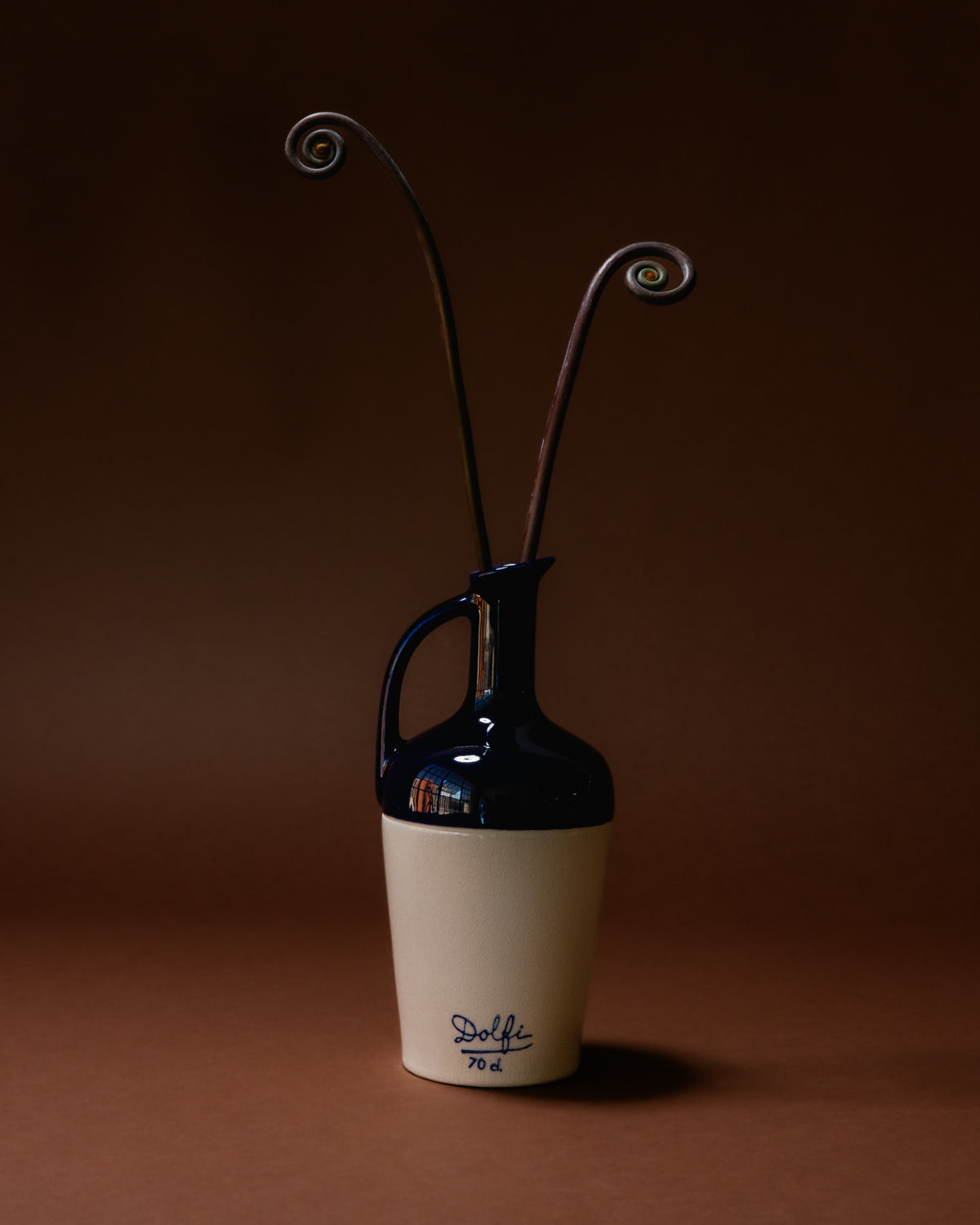 Ceramic French Oil Decanter by Dolfi