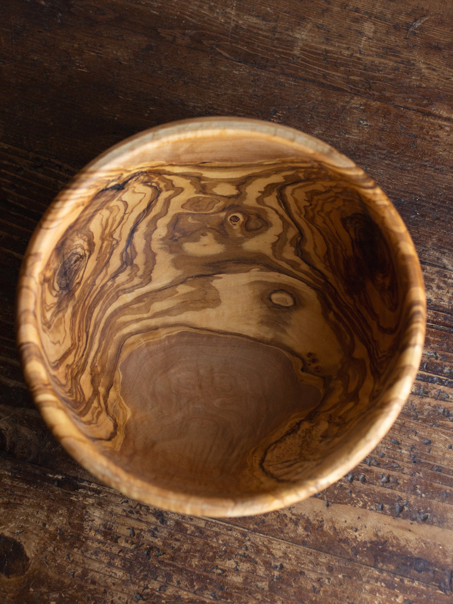 Olive Wood Salad Bowl