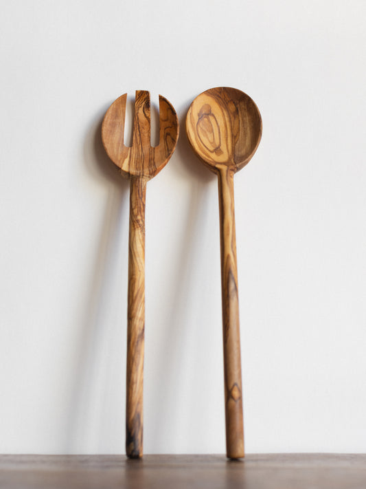 Olive Wood Serving Set