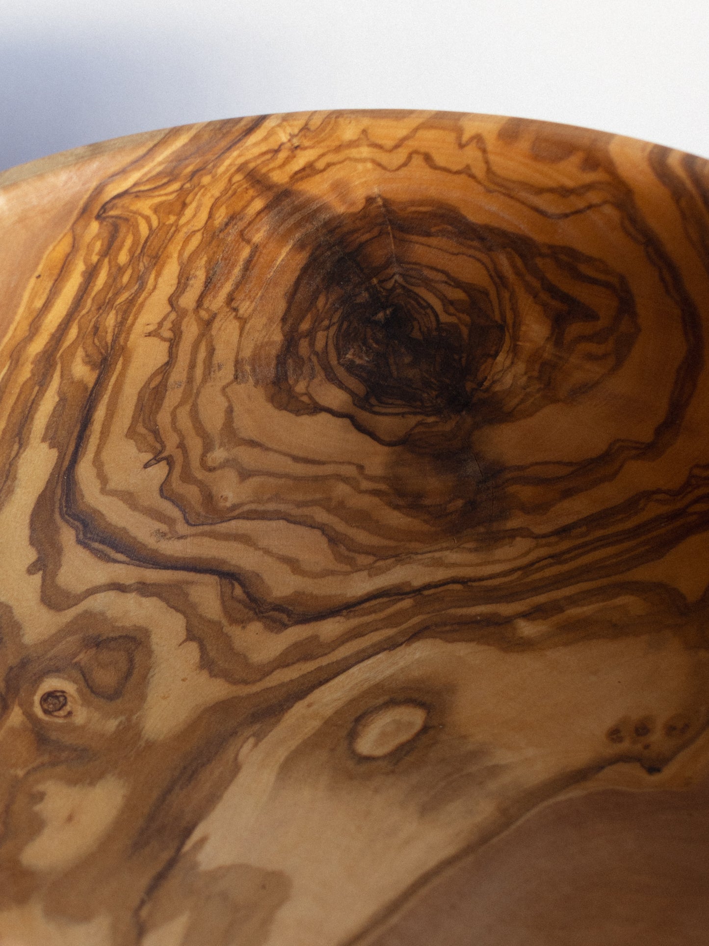 Olive Wood Salad Bowl