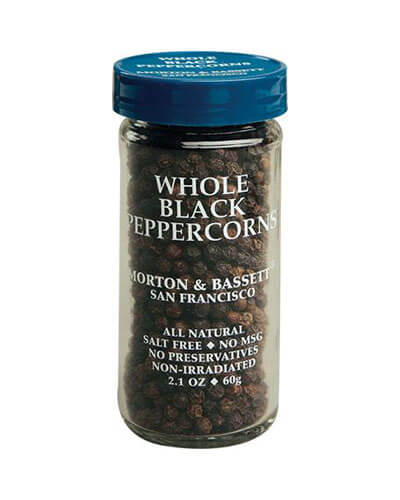 Morton & Bassett Whole Black Peppercorns