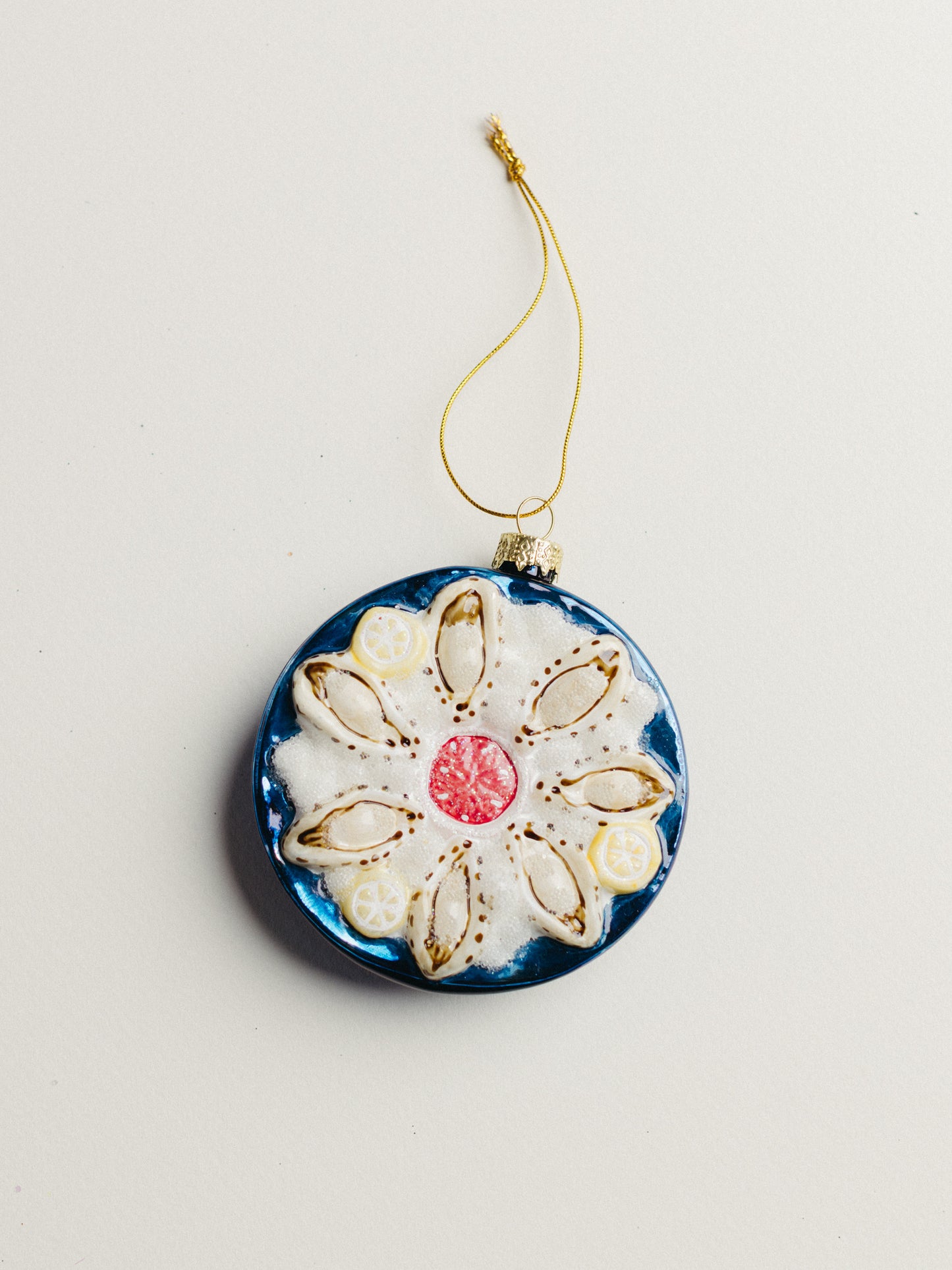 Plate Of Oysters Ornament