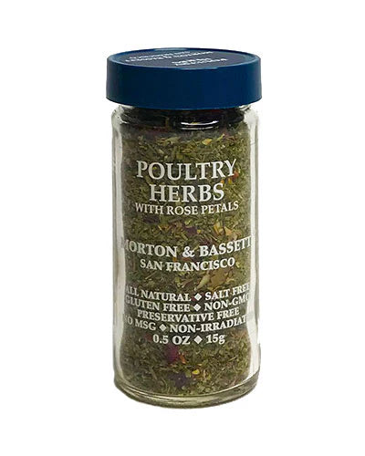 Morton & Bassett Poultry Herbs with Rose Petals