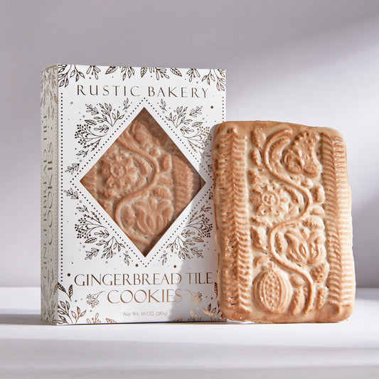 Rustic Bakery Christmas Large Gingerbread Tile Cookies