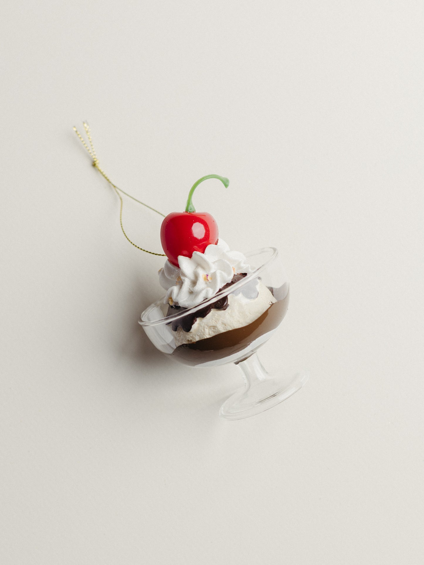 Hot Fudge Sundae Ornament