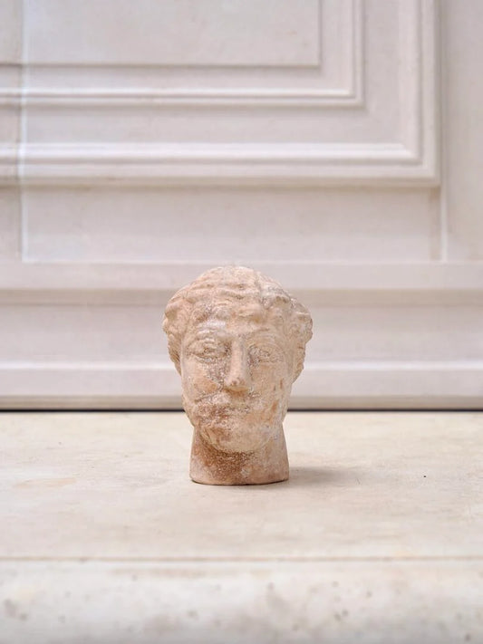 Tête Rodi Homme Terracotta Sculpture